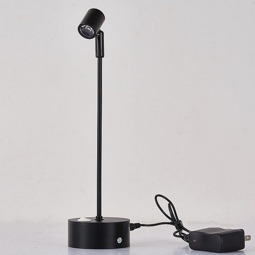 led无线可充电1W3W小射灯玻璃柜台射灯珠宝展柜灯展示立杆展会灯 - 图3