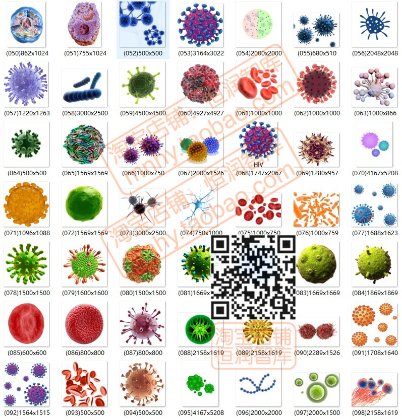 科研绘图3D模型素材教程医学细菌生物细胞分子max仪器图片三维-图3