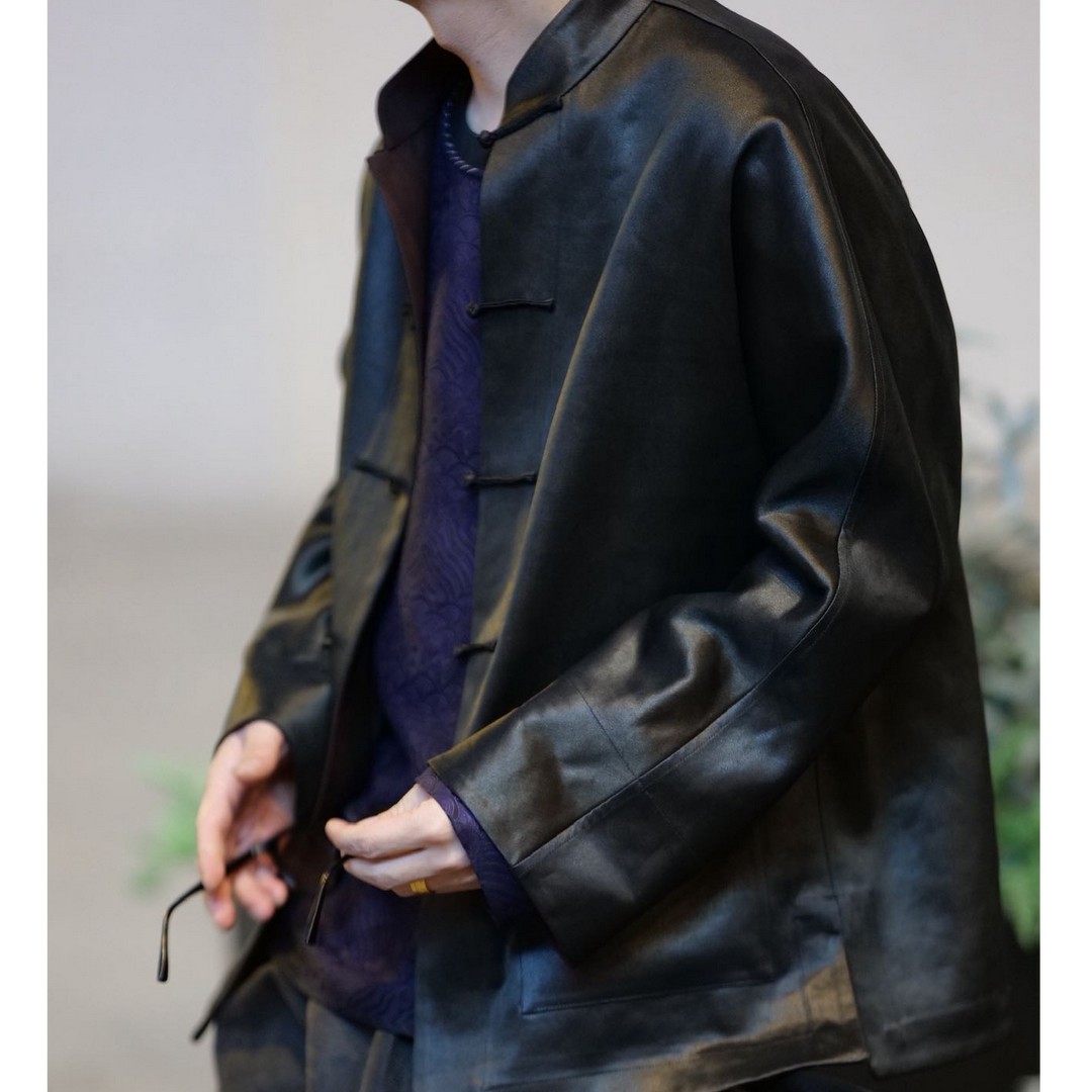 【再易】2026新款超重缎香云纱桑蚕丝重工唐装外套ZY0530S-B546,淘宝优惠券,粉丝福利购,淘宝优惠卷