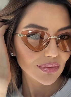 欧美时尚大框连体太阳镜方形