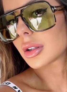 明星同款眼镜偏光复古女