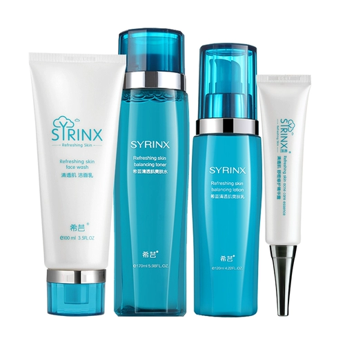 Прозрачный освежающий смешанный комплект, 4 предмета, скрывает прыщи, сужает поры