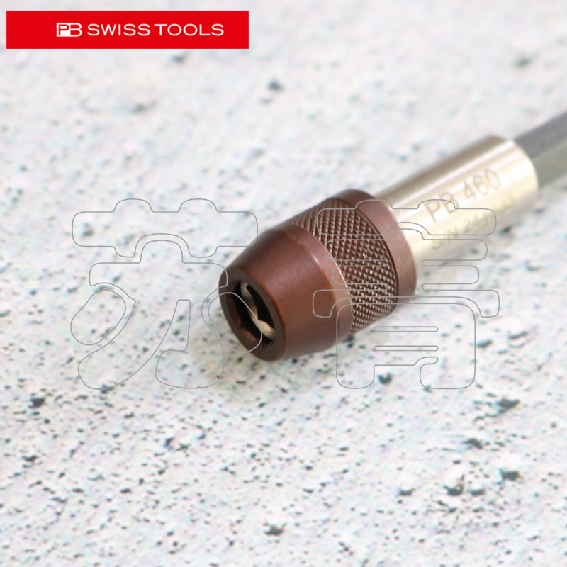 原装进口瑞士PB SWISS TOOLS 安全批头连接杆 带磁性旋具头PB 460 - 图1