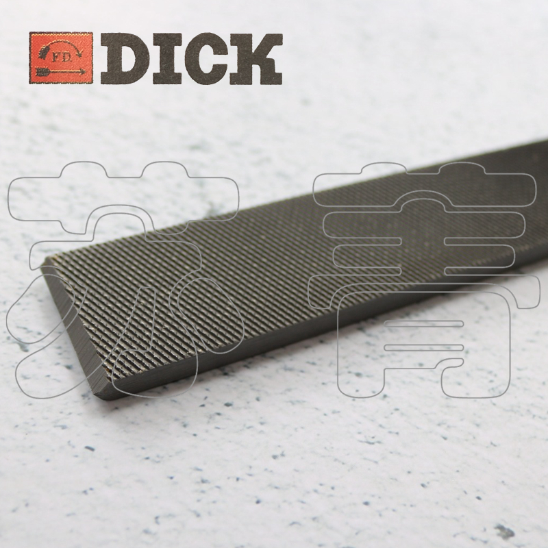 德国原装进口Dick 平锉 锉纹 粗加工 100 150 200 250 300  350mm - 图0