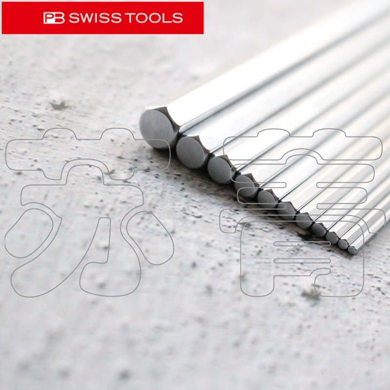 瑞士原装PB SWISS TOOLS英制L型加长平头内六角扳手PB 214Z 系列 - 图1