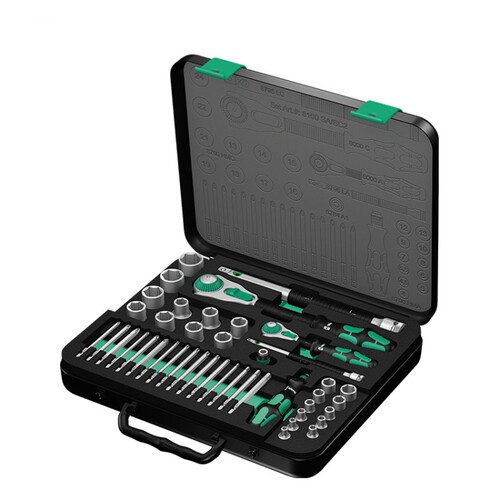 德国Wera维拉8100SA/SC 2 Zyklop Speed棘轮扳手组套1/4和1/2英寸 - 图3