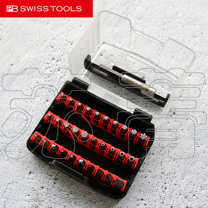 原装瑞士PB SWISS TOOLS 30件套批头套装 PB E6.990 C6.990-图1