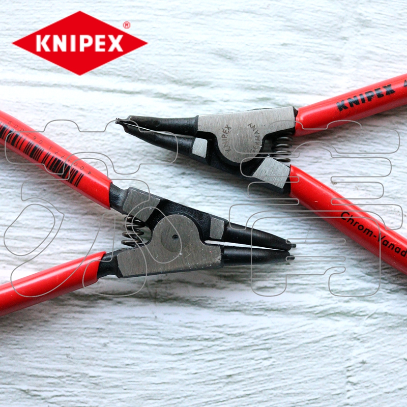 德国原装凯尼派克KNIPEX45度弯嘴外卡簧钳4631A02 A12 A22 A32-图3