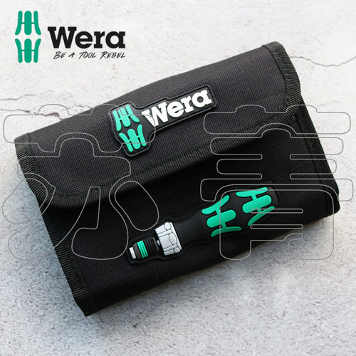 德国Wera维拉 KK60RA 可换头棘轮螺丝刀17件套 超小回转角 有磁性 - 图0