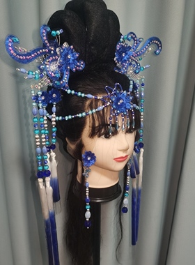 梦享精品头饰台湾礼生侍女舞魅娘