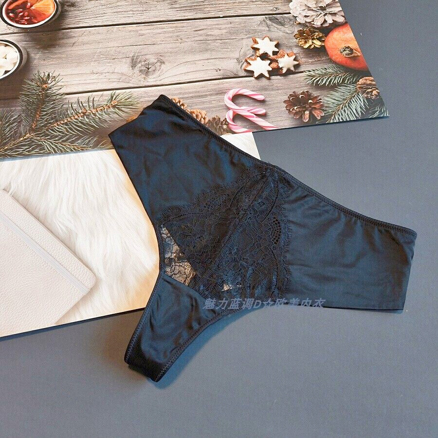 三110-170斤澳洲BN黑色透视蕾丝T裤珠光冰丝性感高腰女半臀丁字裤,淘宝优惠券,粉丝福利购,淘宝优惠卷