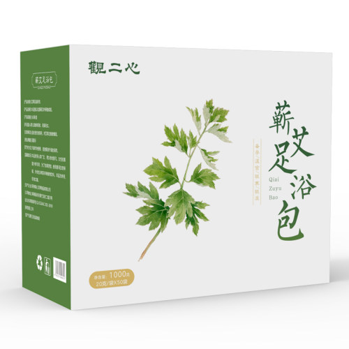 观二心蕲艾足浴包艾草泡脚艾叶儿童老人草本泡脚药包暖足洗头洗澡 - 图3