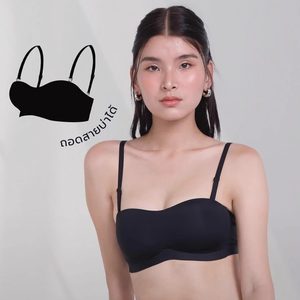 华歌尔裹胸无肩带抹胸内衣防滑防走光无痕内衣胸罩MM1X83