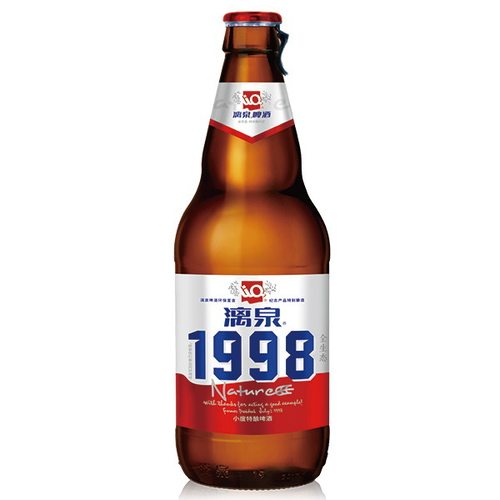 广西桂林特产8度漓泉啤酒500mlx6瓶小度特酿1998环保纪念版黄啤酒 - 图0