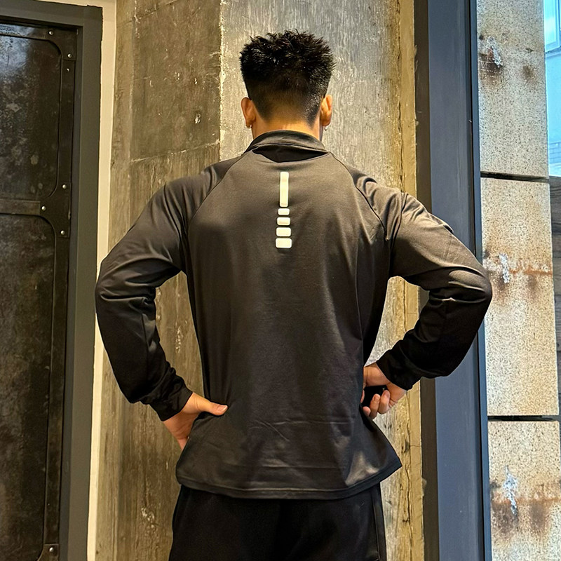 破冰自发热保暖速干运动长袖T恤篮球训练骑行跑步健身服拉链外套,淘宝优惠券,粉丝福利购,淘宝优惠卷