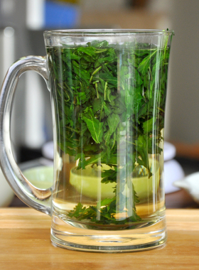 食用艾草茶野生艾茶气茶暖胃宫寒艾叶茶天然调理养生茶50克装茶叶