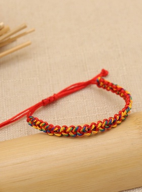 2023手工编织绳五彩绳五色线