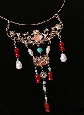 古风汉服璎珞古装项圈古典旗袍