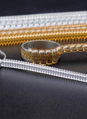 弹簧绳透明缠绕线圈磕碰手镯防脱大改防刮刮痕黄金尺寸小配件松紧