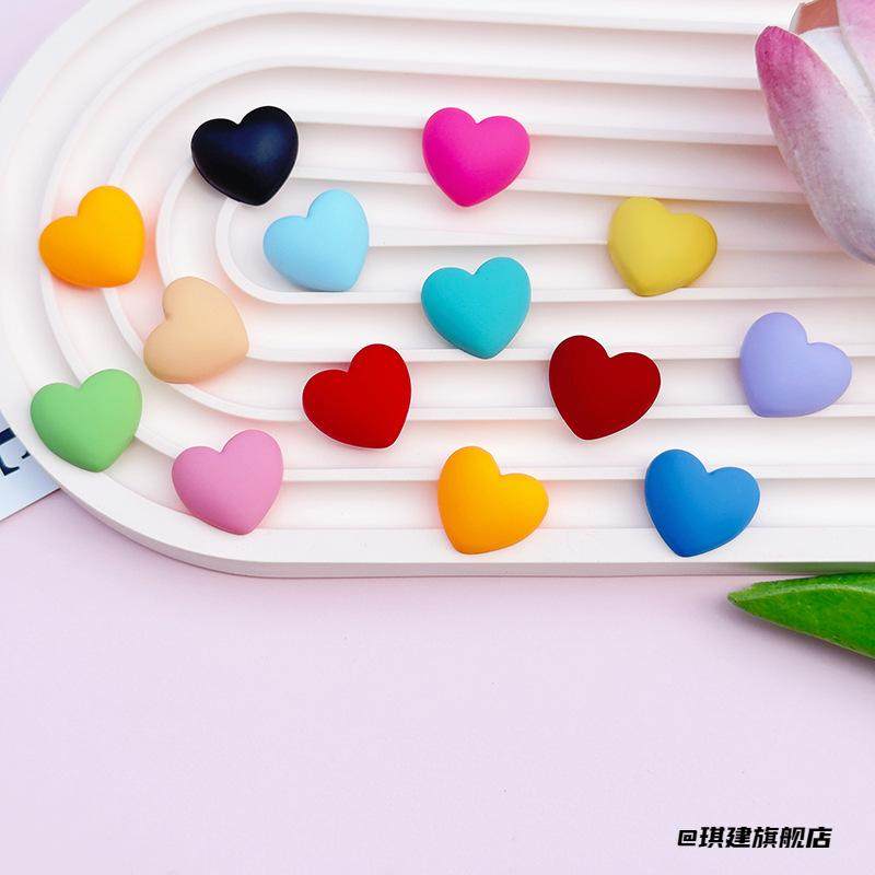 桃心多功能树脂diy手机壳材料彩色百搭饰品贴片爱心配件头饰,淘宝优惠券,粉丝福利购,淘宝优惠卷