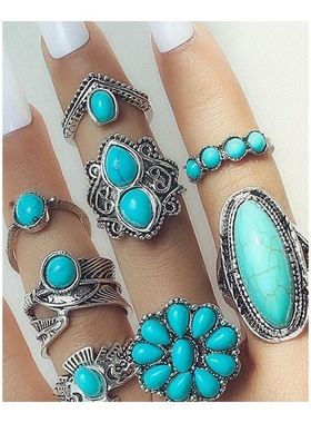 欧美新款波西米亚风复古猫头鹰