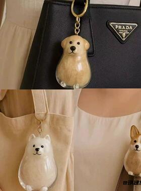 挂饰纪念收集动物狗毛收集吊坠毛球小狗毛发收藏收纳盒卡通胶囊