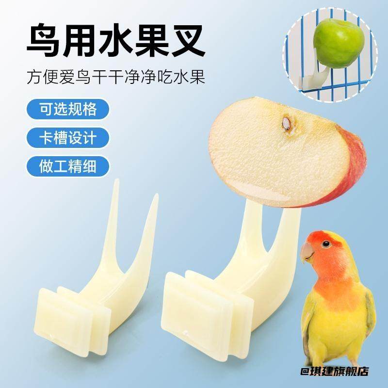 固定器配件喂食器鸟笼塑料小道具鹦鹉水果叉鸟用大全鸟笼子蔬菜,淘宝优惠券,粉丝福利购,淘宝优惠卷