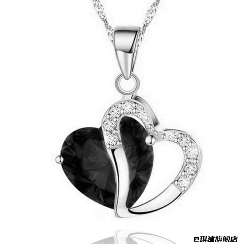 配饰品中秋节锁骨链个性颈项链吊坠新款桃心厂家项链合金新娘,淘宝优惠券,粉丝福利购,淘宝优惠卷