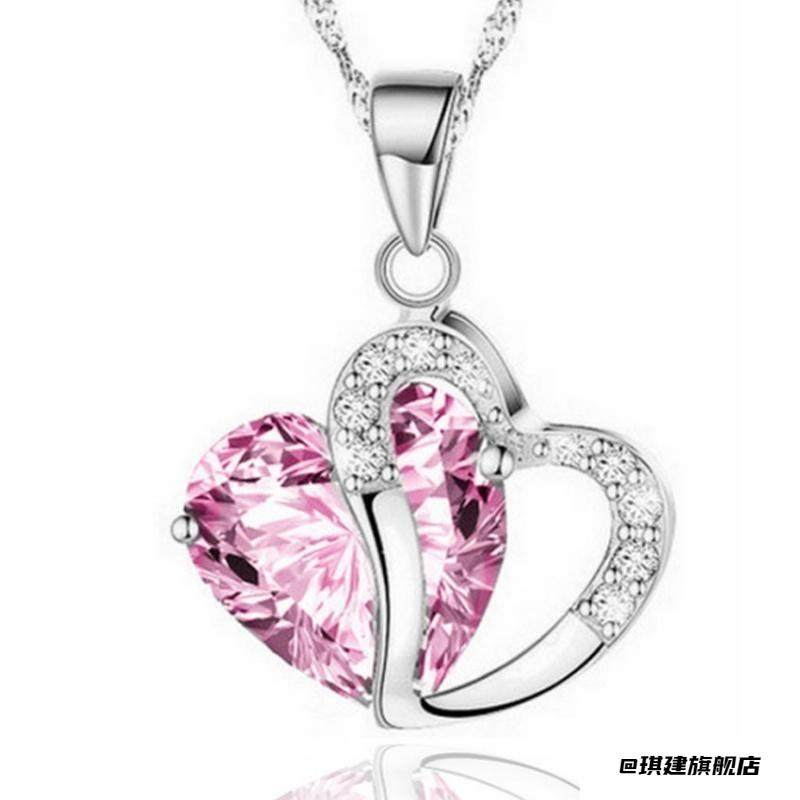 配饰品中秋节锁骨链个性颈项链吊坠新款桃心厂家项链合金新娘,淘宝优惠券,粉丝福利购,淘宝优惠卷