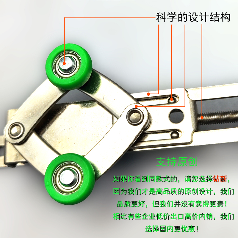 推拉门移门滑轮 菱形可调上导轨轮 防风 防摆 静音 耐磨 门窗配件 - 图2