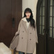 Idika Korean style temperament coat, temperament, internet celebrity, versatile spring and autumn mid-length, loose, fashionable double-sided for women