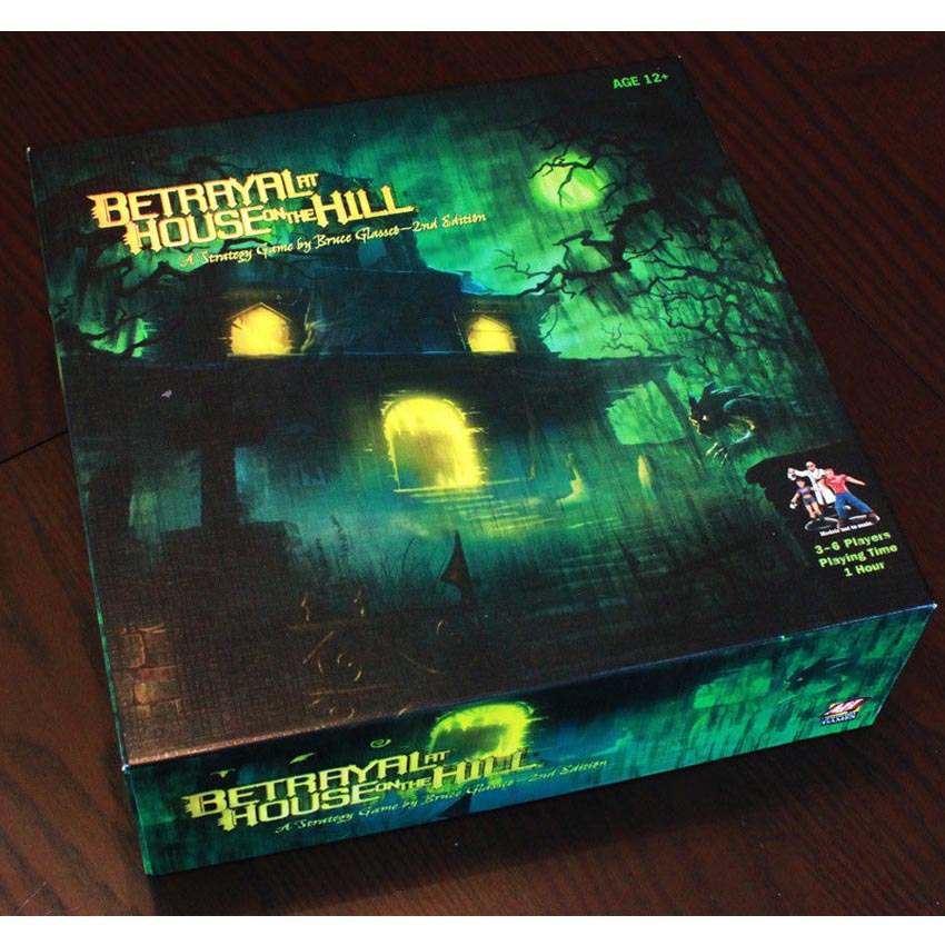 鬼屋Betrayal At House On The Hill山屋惊魂英文桌游卡牌游戏-图0