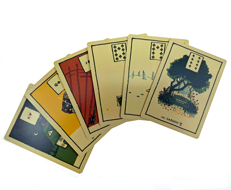 青色符文利诺曼Green Glyphs Lenormand Tarot Card Games英塔罗 - 图1