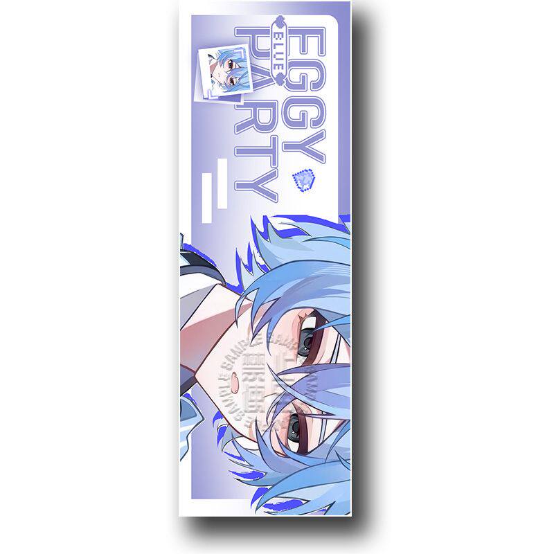 蛋仔派对蛋仔派对周边同人爆款小蓝六件套钥匙扣吧唧镭射票礼物