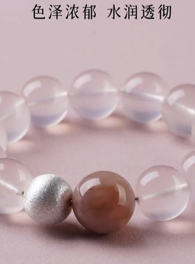 爱情 粉水晶大珠子14毫米 珍珠 绿水晶  女款手链 送女友礼物
