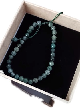 五行补木手链 天然石6毫米  4毫米 小珠子 长度可以调节