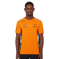 2023 f1 race car suit McLaren Team Conserve McLaren Team Round Collar T-Shirt Male Polo Shirt Short Sleeve Clothes Customised