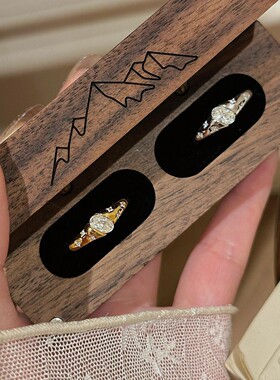 法国chrry koops925银镀18k金星芒小行星戒指小众时尚高级感轻奢