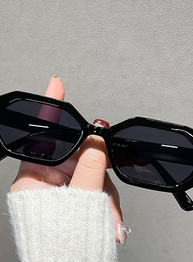 英国CoopKoop时尚轻巧小框太阳镜跨境网红款多边沙滩眼镜经典豹纹