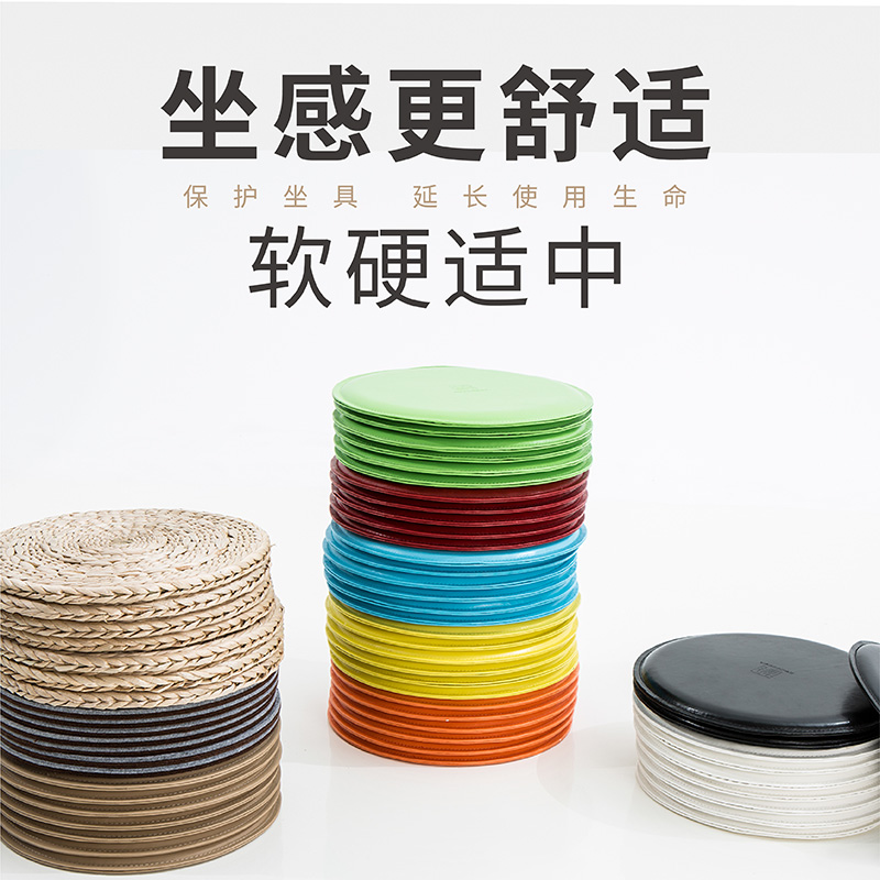 十八纸凳子椅子定制坐垫 皮垫毛毡垫座凳垫手工草垫夏季凳子坐垫 - 图0