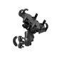 Motorcycle navigation bracket shock-absorbing and anti-fall fixing bracket