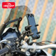 Motorcycle navigation bracket shock-absorbing and anti-fall fixing bracket