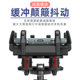 Motorcycle navigation bracket shock-absorbing and anti-fall fixing bracket
