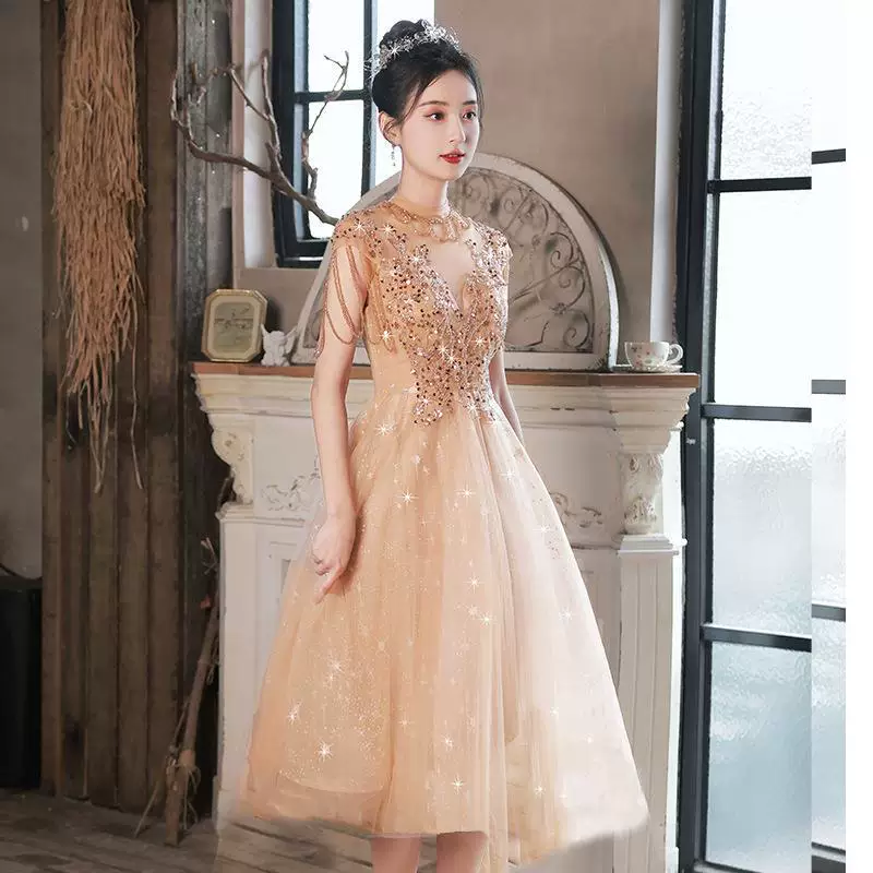 (Cross-border trading), evening dress, small princess costume, french style