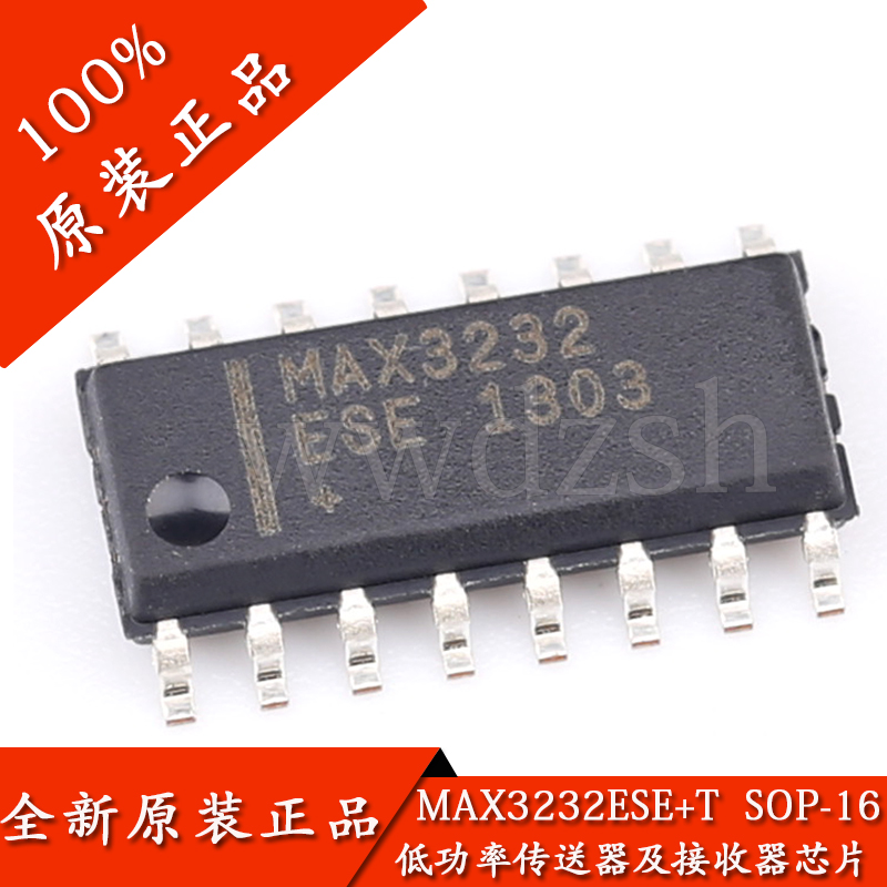 文鑫伟|原装正品 MAX3232ESE+T SOP-16低功率传送器及接收器芯片-图0