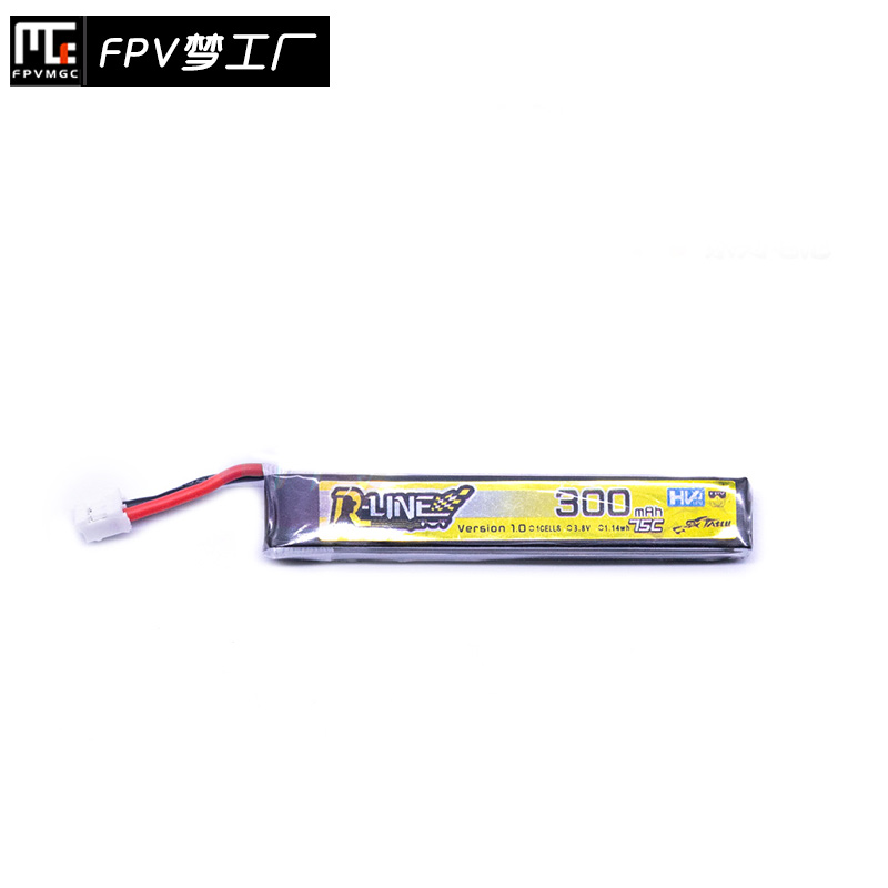 格式 格氏TATTU 1s 3.8V 300mah 75C 高压 HV 锂电池 Mobula6 - 图1