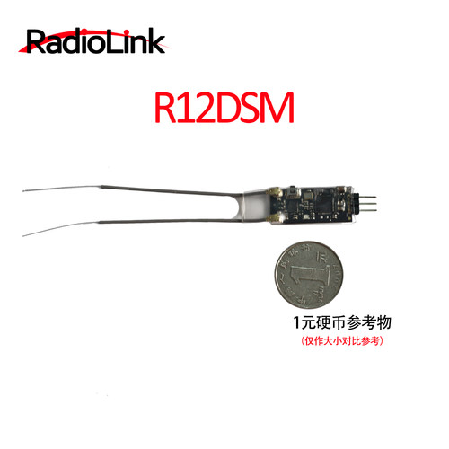 乐迪R12DSM R12DSE双天线迷你接收机12通道2.4G AT9 AT9S AT10II - 图0