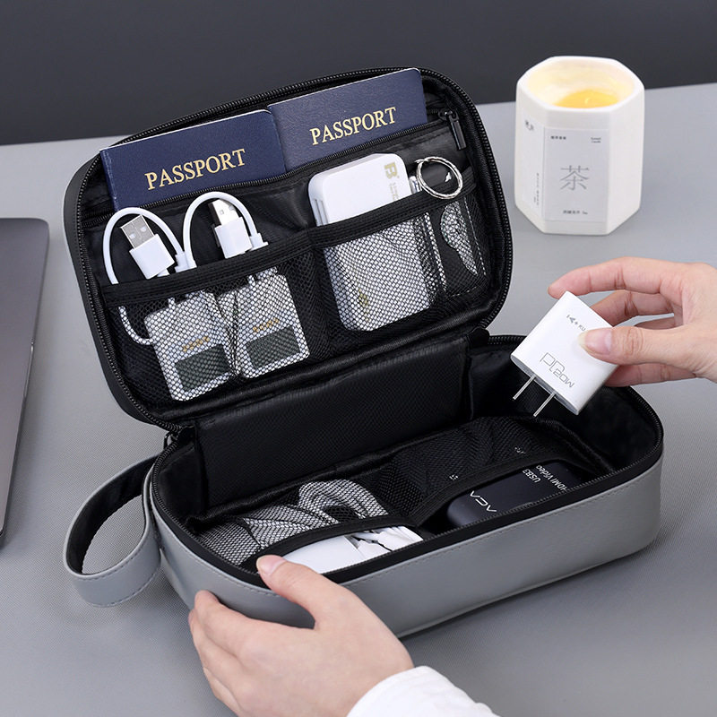 有趣琳 新品数据线收纳包数码U盘U盾耳机手机笔记本充电器便携,淘宝优惠券,粉丝福利购,淘宝优惠卷