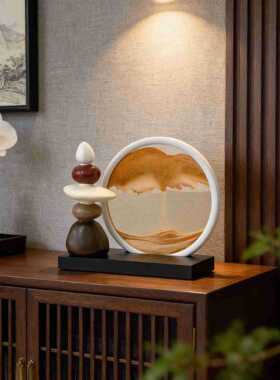 有趣琳 青花瓷花瓶新中式玄关插花高级感摆件