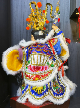 哪吒三太子战甲披风中坛元帅三太子战袍神衣手工凸绣战甲神明披风